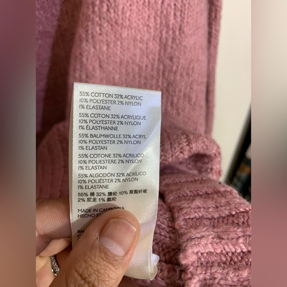 Free People Brookside Tunic Sweater in Alpine Rosesoze M - Picture 11 of 11